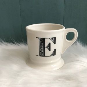 Anthropologie Kitchen - Anthropologie initial E mug Anthropologie Kitchen - Anthropologie initial E mug